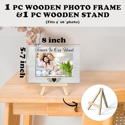 Ycyfckdr Memorial Picture Frame Gifts For Loved One, Bereavement Photo Gifts, Tabletop Easel Frame (A20)