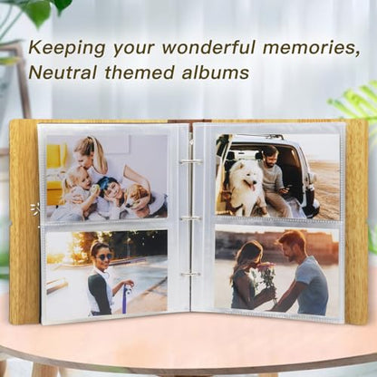 4x6 Photo Album Small Holds 200 Pictures Life Tree 4x6 Family Memory Book Photo Album, Grandma Gifts Mothers Day Gift for Mom from Daughter Son - size: 4x6inch