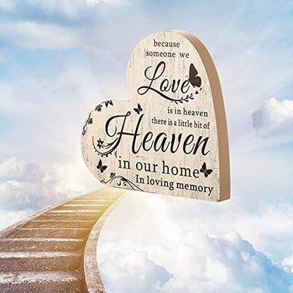 Sympathy Gift Bereavement Memorial Decor Sign Loss of Loved One Remembrance Sign Memorial Present Condolence Sign Loss of Mother Father Sympathy Gift Living Room Home Table Centerpiece Decor