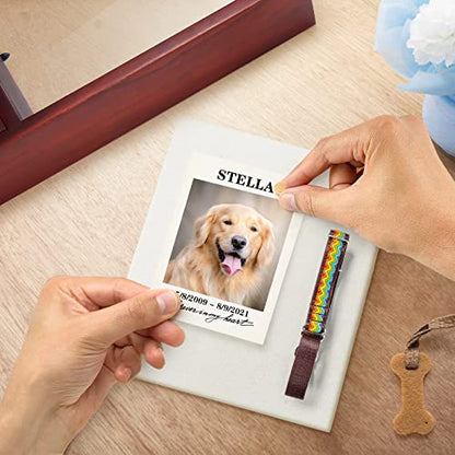 TJ.MOREE Dog Memorial Keepsake - Personalized Dog Urn Cremation Memorial Display Case - Letter from Heaven - color: Letter from Heaven