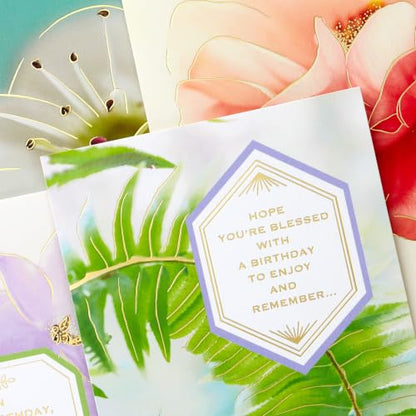 Hallmark Spiritual Birthday Cards, Assorted 16-Pack (Bright and Blessed) - style: Bright and Blessed