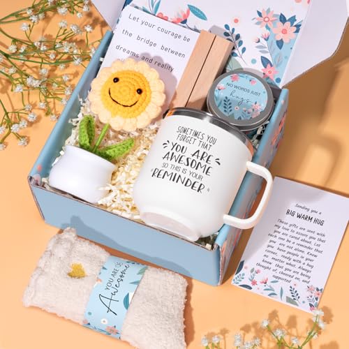 Get Well Gifts for Women, After Surgery Recovery Gifts, Sunflower Gifts for Women Gifts Baskets Feel Better Soon, Birthday Gift Thinking of You Care Package for Mom Her Friend Sister Wife - style: Style 3