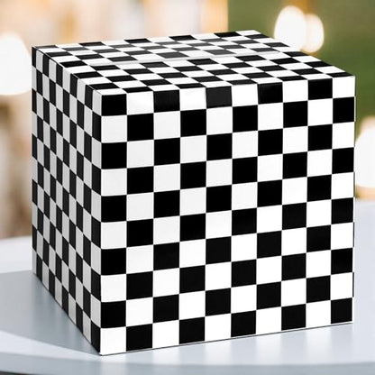 Hxezoc Racing Card Box Sports Party Favors Post Box Cardboard Receiving Money Holder for Racing Theme Wedding Reception, Baby Showers, Anniversary, Birthday Party, Table Centerpiece Decorations - style: Racing