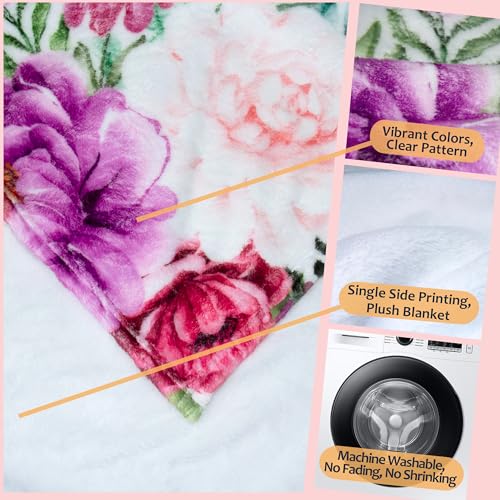 Inspirational Gifts, Warm Hugs Healing Blanket, Get Well Gifts for Women After Surgery, Breast Cancer Gifts, Thinking of You Gifts for Women Soft Throw Blanket 60"x50" - color: Warm Hugs