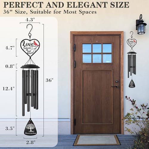 Sympathy Gifts for Loss of Loved one, 36'' Memorial Wind Chimes