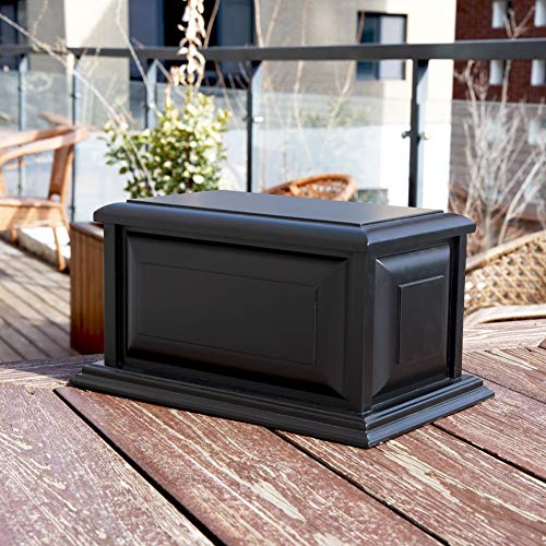 MAKEY'S Wood Urn, Professional Wooden Urns for Human Ashes Adult,Cremation Urns - size: black