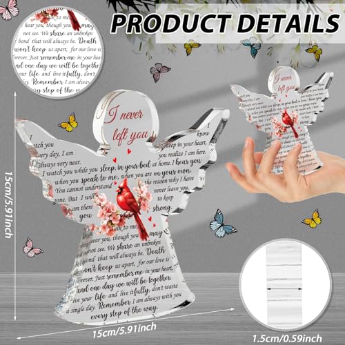 Jetec Sympathy Bereavement Gift in Memory of Loved One,Vivid Cardinal - style: Vivid Cardinal