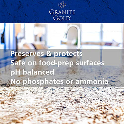 Granite Gold Daily Cleaner for Granite, Marble & Other Natural Stone & Quartz Surfaces, 32 Ounces - size: 32 Fl Oz (Pack of 1)