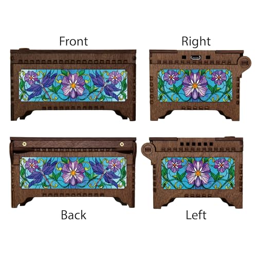 Memorial Custom MP3 Music Box, Voice Recording Or Favorite Song Memory Box, Photo Image Print Inside