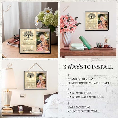 Memorial Picture Frame, In Loving Memory Wood Photo Frame, Sympathy Gifts Bereavement Gifts for Loss of Mom Dad Grandparents, A Limb Has Fallen Frame, Funeral Remembrance Gifts -d11 - style: Memorial 05