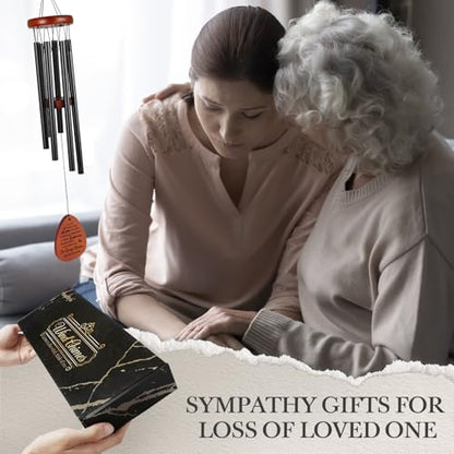 SteadStyle Memorial Gifts, Sympathy Wind Chimes for Loss of Loved One | Bereavement Memorial Condolence Remembrance Gifts for Loss of Mom Dad Husband Wife, Home Decor Tree of Life Wind Chime 25.5in