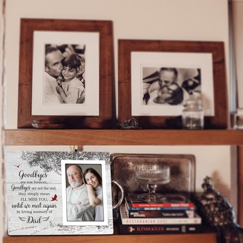 SteadStyle Memorial Gifts for Loss of Father - Memorial Picture Frame - Sympathy Gift, Bereavement Gifts for Loss of Father - Fits 4x6 In Photo