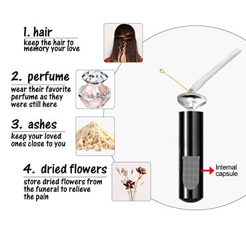 Dletay Cylinder Cremation Urn Necklace for Ashes Cremation Necklace