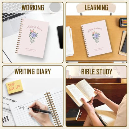 Letters to Heaven Memorial Journal Gift 5.5x8.3in(Pink) - color: Pink