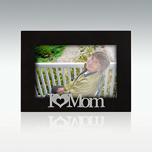 Malden International Designs I love Mom Expressions Picture Frame, 4x6, Black - style: I Love Mom