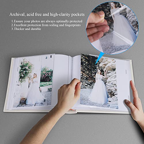 1DOT2 Small Photo Album 4x6, Hold 60 Photos with Memo, Beige - color: Beige, size: 4x6