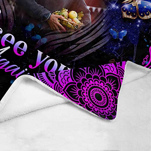 InterestPrint Custom in Loving Memory Blanket, I See You Again Blanket Throws Gifts - color: Multi 23, size: 30 x 40 Inches