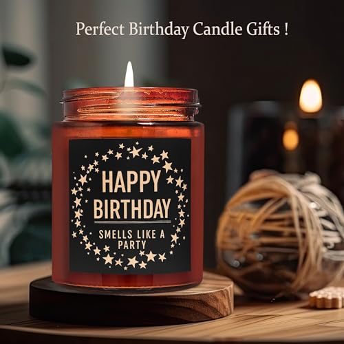 Birthday Gifts for Women Men - Sending Love Hugs Bday Candle for Her Him - 16th18th 21st 30th 40th 50th Happy Birthday Candle Gift for Sister Mom Wife Friends - Jasmine Relaxing Soy Spa Candle - color: Happy Bday-Hug