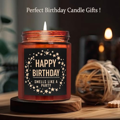 Birthday Gifts for Women Men - Sending Love Hugs Bday Candle for Her Him - 16th18th 21st 30th 40th 50th Happy Birthday Candle Gift for Sister Mom Wife Friends - Jasmine Relaxing Soy Spa Candle - color: Happy Bday-Hug