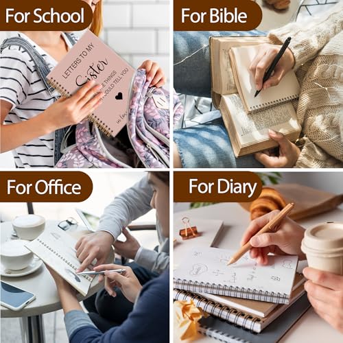 OINDADE Loss of Sister Sympathy Gifts Grief Notebook Journal, Letters to My Sister in Heaven Journal, Memorial Notebooks Gifts for Loss of SisterWomen, In Loving Memory Sympathy Gifts, 6x8.2In - color: sister