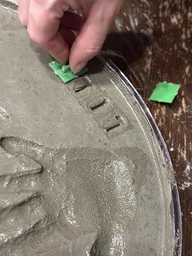 Large DIY Handprint Stepping Stone Kit, Mother's Day Gift, Footprint Stepping Stone (10 Inch + Stamp Set) - size: 10 Inch + Stamp Set