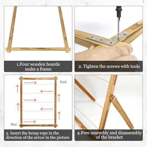 FramePro Wood Photo Display Board with Clips (Carbonized) | Freestanding stable desktop frame, holds up to 30 photos, ideal graduation table centerpiece decor - color: Carbonized Brown