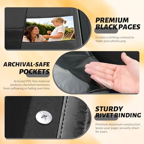 Photo Album 4x6 600 Pockets Photos, Large Capacity Leather Cover Photo Book | Slip-In Horizontal & Vertical Pockets Acid-Free Waterproof Picture Albums Great for Family Baby Wedding Holiday & Anniversary - color: Gray