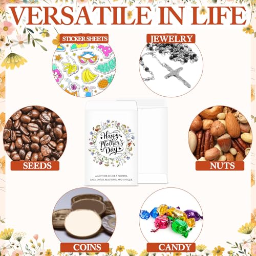 AmazingSpark 50 Pcs Mother's Day Seed Packets Self-Adhesive Flower Seed Envelopes Party Favors & Church Gifts for Mom DIY Empty Floral Mini Organizers, No Seeds (Wildflower) - style: Wildflower