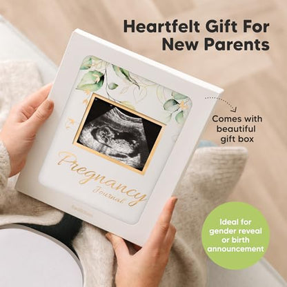 Pregnancy Journal for First Time Moms Gifts - 90 Pages Hardcover (Alpine) - color: Alpine