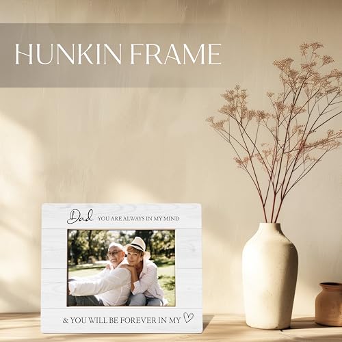 Memorial Gifts for Loss of Dad Picture Frame 5x7, Bereavement Sympathy Remembrance Gifts for Loss of Father, Daddy picture frame, In Memory of Dad Picture Photo Frames for Tabletop Desk Decor