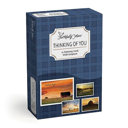 Faithfully Yours Designer Greetings Inspiring Praying for You Boxed Card | Biblical Scripture Verse, Faith Based Sentiment, Boxed Card Set, Matching Envelopes