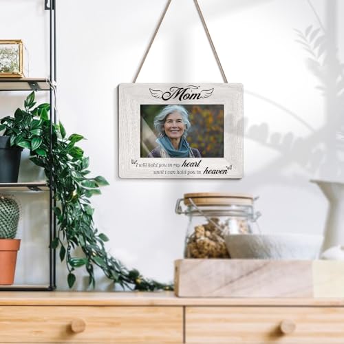 Memorial For Loss Of Mother Picture Frame, Bereavement Gifts For Mom, Sympathy Funeral Condolence Gifts For Loss Of Mother In Law, Memory Mom Picture Frame Fits 4x6”