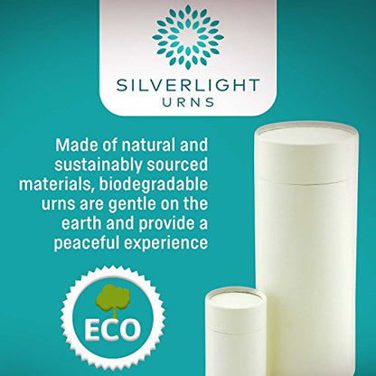 Golf Scattering Tube - Extra Small, Biodegradable Cremation Urn for Ashes, Extra Small Sized Cremation Urn, 5.25 Inches High - color: Golf