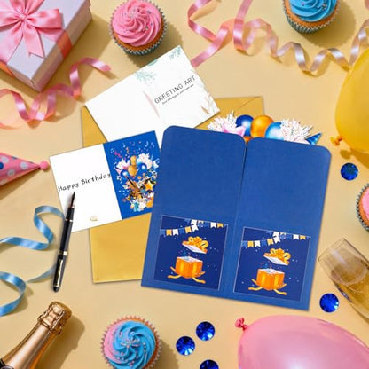 GREETING ART Happy 1st Birthday Pop Up Card,Funny Guitar Ballons Box Themed - color: 1st