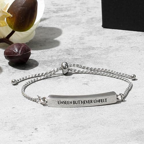 Ecation Cremation Jewelry, Urn Bracelet for Ashes - color: Silver, style: Classic