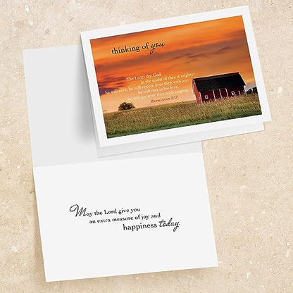 Faithfully Yours Designer Greetings Inspiring Praying for You Boxed Card | Biblical Scripture Verse, Faith Based Sentiment, Boxed Card Set, Matching Envelopes