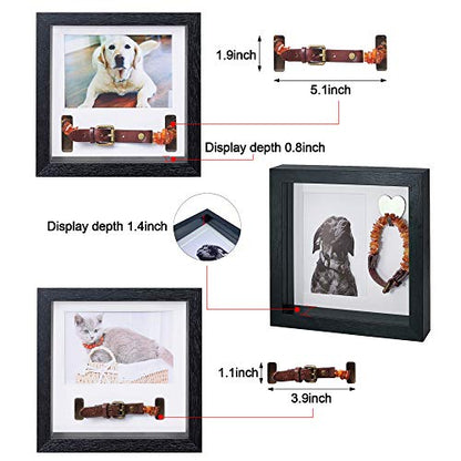 KCRasan Pet Picture Frame Memorial - Dog Memorial Sentiment Frame, Black - color: Black
