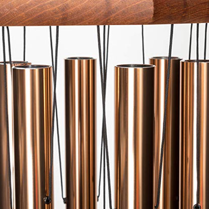 In Loving Memory 30-inch Windchime, Bronze w/I am with You Always… - color: Bronze