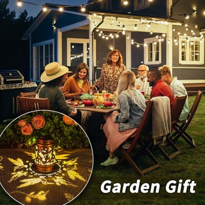 Hummingbird Solar Lanterns Outdoor Waterproof Hanging Solar Lights Gifts for Women Men Mom Metal Decorative LED Lantern Outside for Decor Garden,Yard,Patio,Lawn,Porch,Backyard - style: A、1Pack-Hummingbird