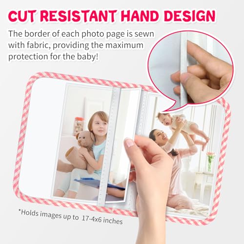 Rabbit Baby Photo Album - My First Family Album Book Holds 17 4x6 Photos | Waterproof Soft Cloth，For Newborn/Toddlers/Kids/Baby Shower Memory Birthday Gifts - style: xiaotuzi