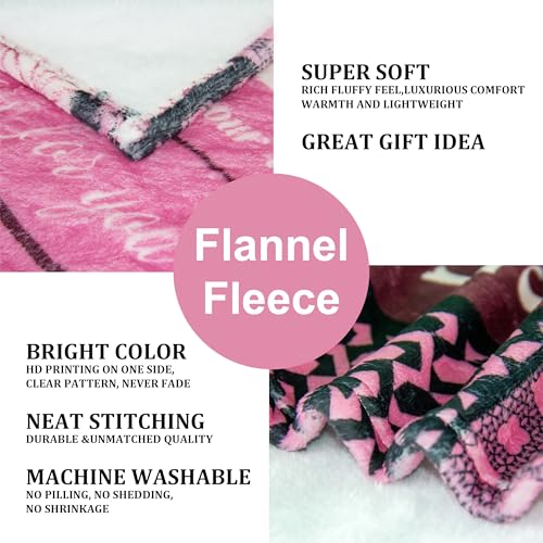 Best Friend Blanket 60"X50", Birthday Gifts for Best Friend Women, Friendship Gifts for Women, Bestie Gifts, Friendship Throw Blanket for My Best Friend, Bestie, BBF, Soul Sister - color: Pink Friend