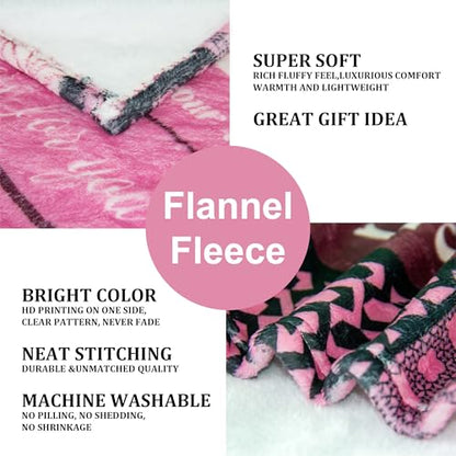 Best Friend Blanket 60"X50", Birthday Gifts for Best Friend Women, Friendship Gifts for Women, Bestie Gifts, Friendship Throw Blanket for My Best Friend, Bestie, BBF, Soul Sister - color: Pink Friend