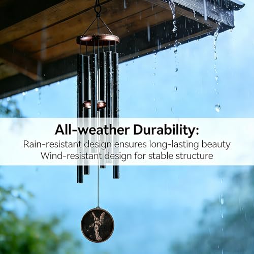 32" Angel Wind Chimes for Outside, Gifts for Women Mom Grandma - size: 32" Angel