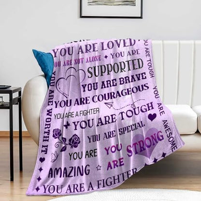 Super Soft Warm Hugs Blanket Sympathy Inspirational Throw Blanket Thinking of You Gifts 80"x60"