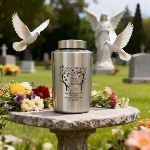 Large Cremation Urns for Human Ashes, for Adult Female & Male - size: 220 lbs