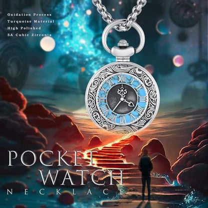 TUGHRA Mother's Day Gifts Gold Locket Necklaces for Women, 925 Sterling Silver Heart Photo Lockets Memorial Keepsake Jewelry Gift for Mom, Wife, Daughter - style: 2766-Timer