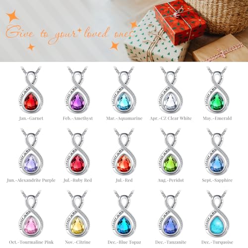 Eusense Cremation Jewelry for Ashes Urn Necklace to Put Ashes In 925 Sterling Silver Memorial Pendant Tree of Life Infinity Urn Necklaces for Ashes Necklace for Women Men - style: F-Infinity Urn-08-Aug.-Peridot