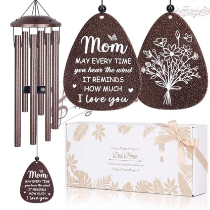36'' Memorial Wind Chimes for Outside, Sympathy Gifts for Loss of Loved One