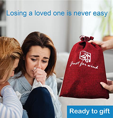 Sympathy Memorial Wind Chimes for Loss of Loved One Prime, Sympathy Gift Baskets Memorial Gifts for Loss of Mother Father, Grief Gifts Bereavement Funeral Gifts Windchimes in Memory of A Loved One - size: 32 inch