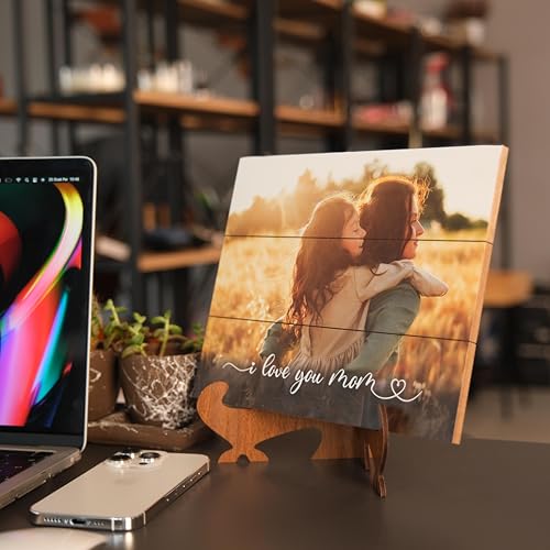 Personalized Wooden Photo Print from Your Picture - color: Modern Photo